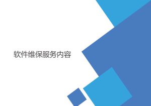 軟件維保服務內(nèi)容